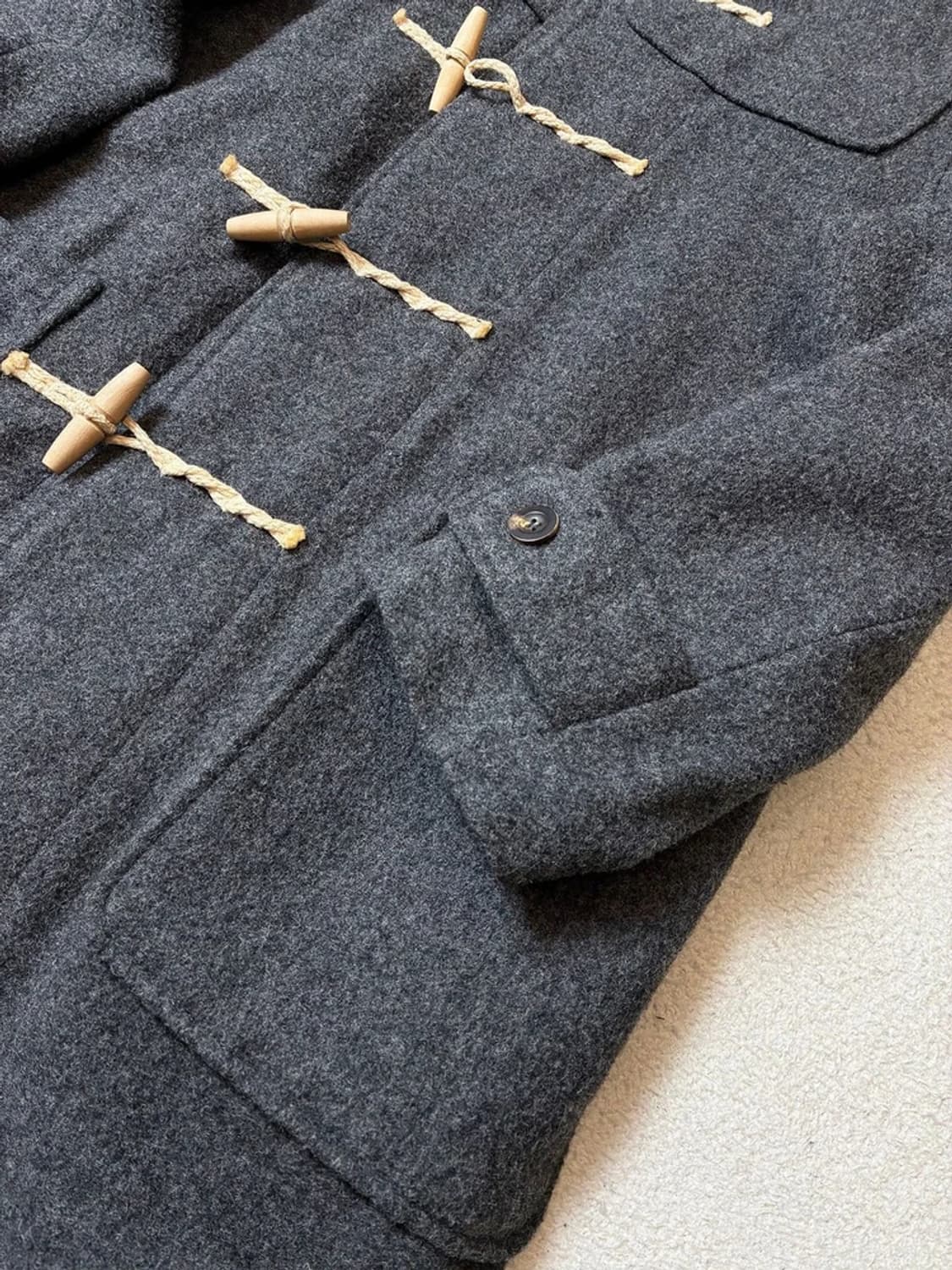 비바스튜디오 코퍼레이트 락앤롤 후디 더플 코트 PN7662 상품이미지4