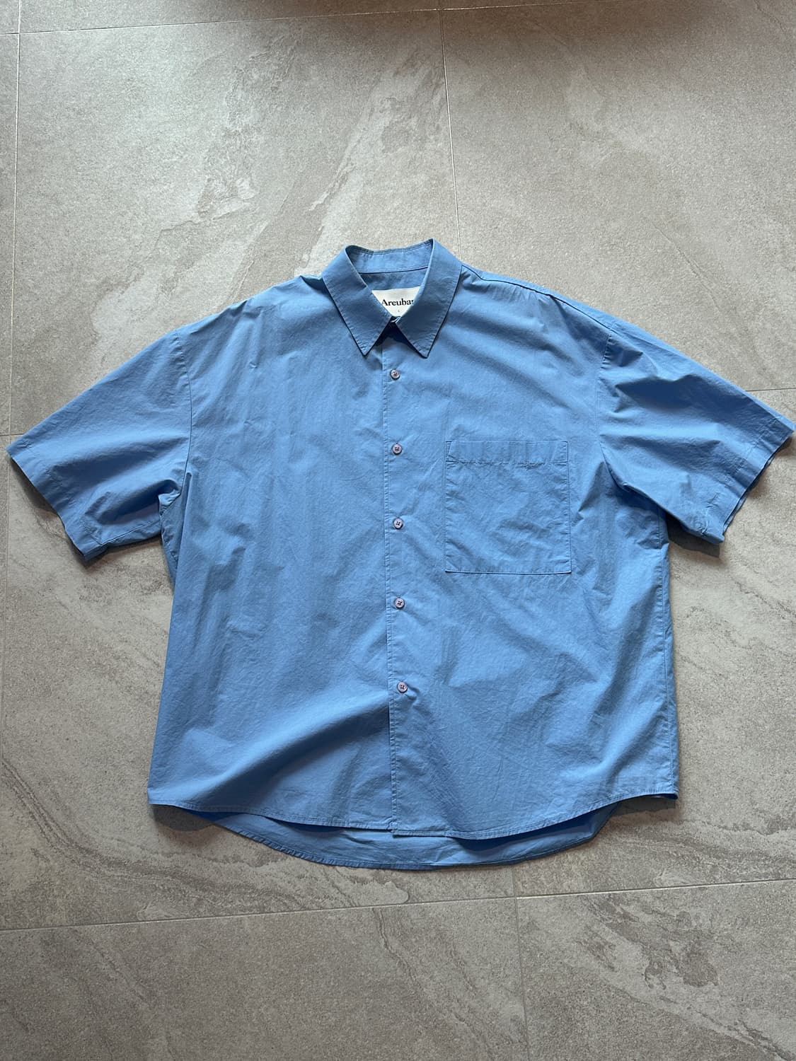 아르반 릴렉스드 블루라인 셔츠 스카이 블루 L 상품이미지2