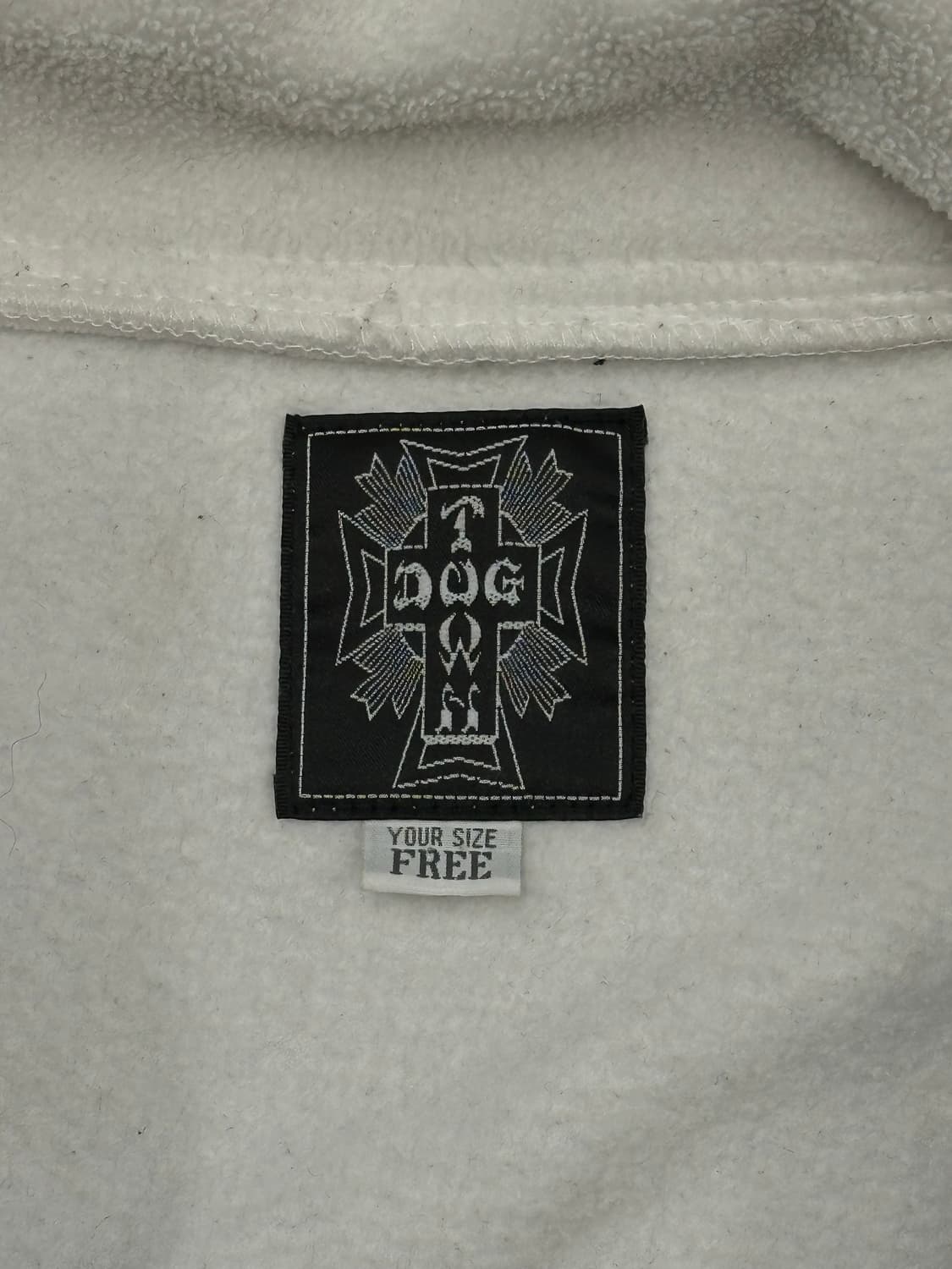 OS)도그타운 빈티지 자수 로고 포인트 플리스 집업 상품이미지9