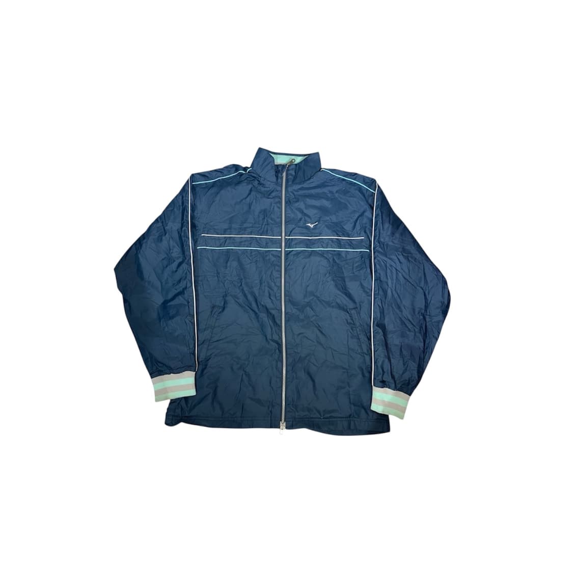 미즈노 네이비 일본판 오버핏 사이드 라인 바람막이 자켓 L 상품이미지6