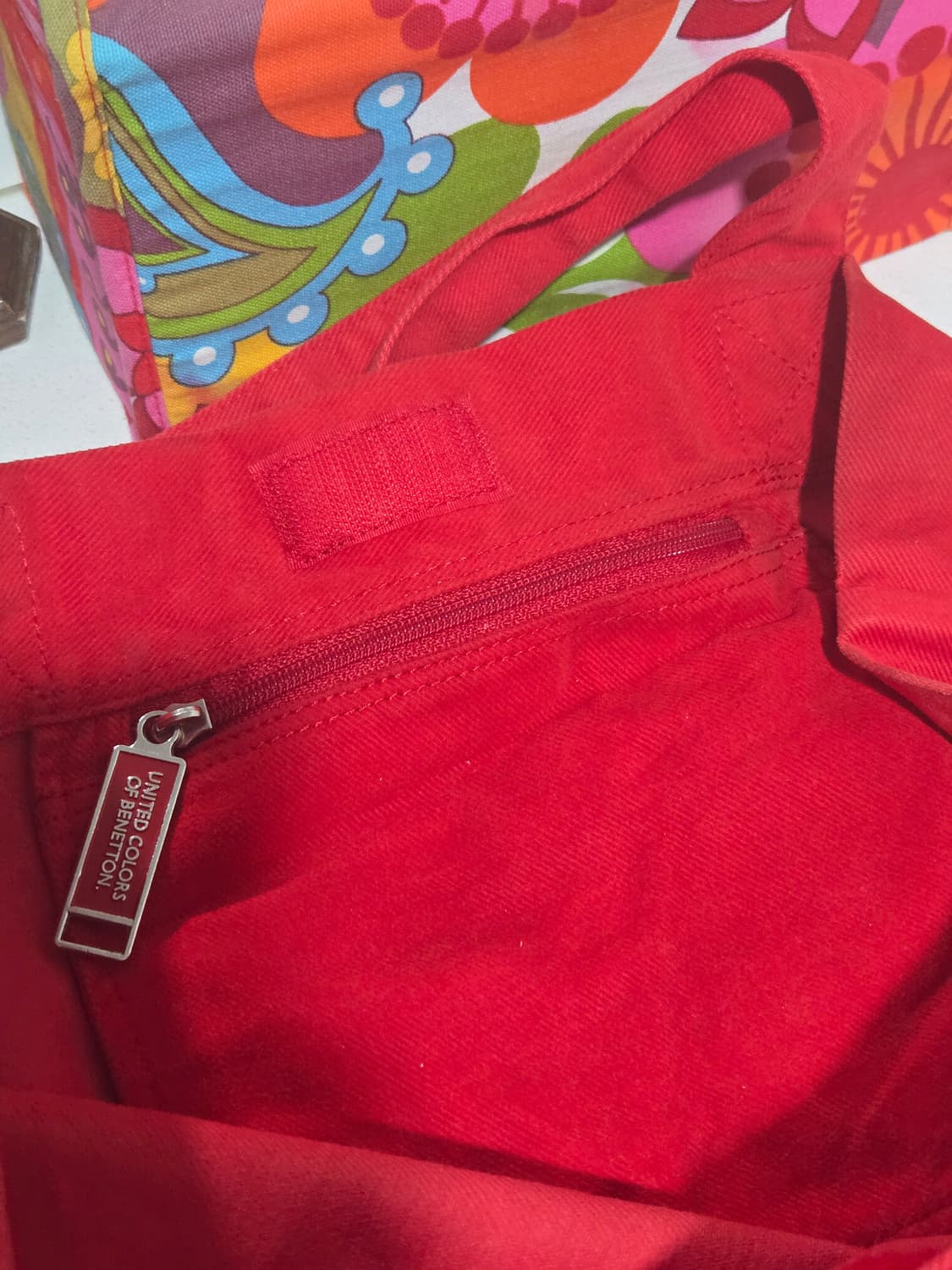 베네통 캔버스 백 상품이미지3