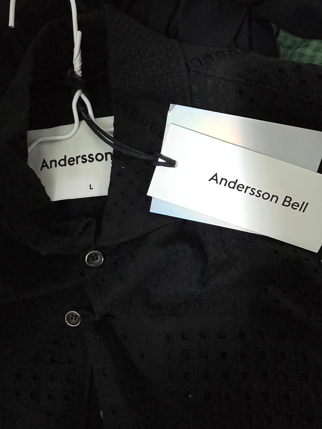 L) 앤더슨벨 오픈카라 셔츠 상품이미지4