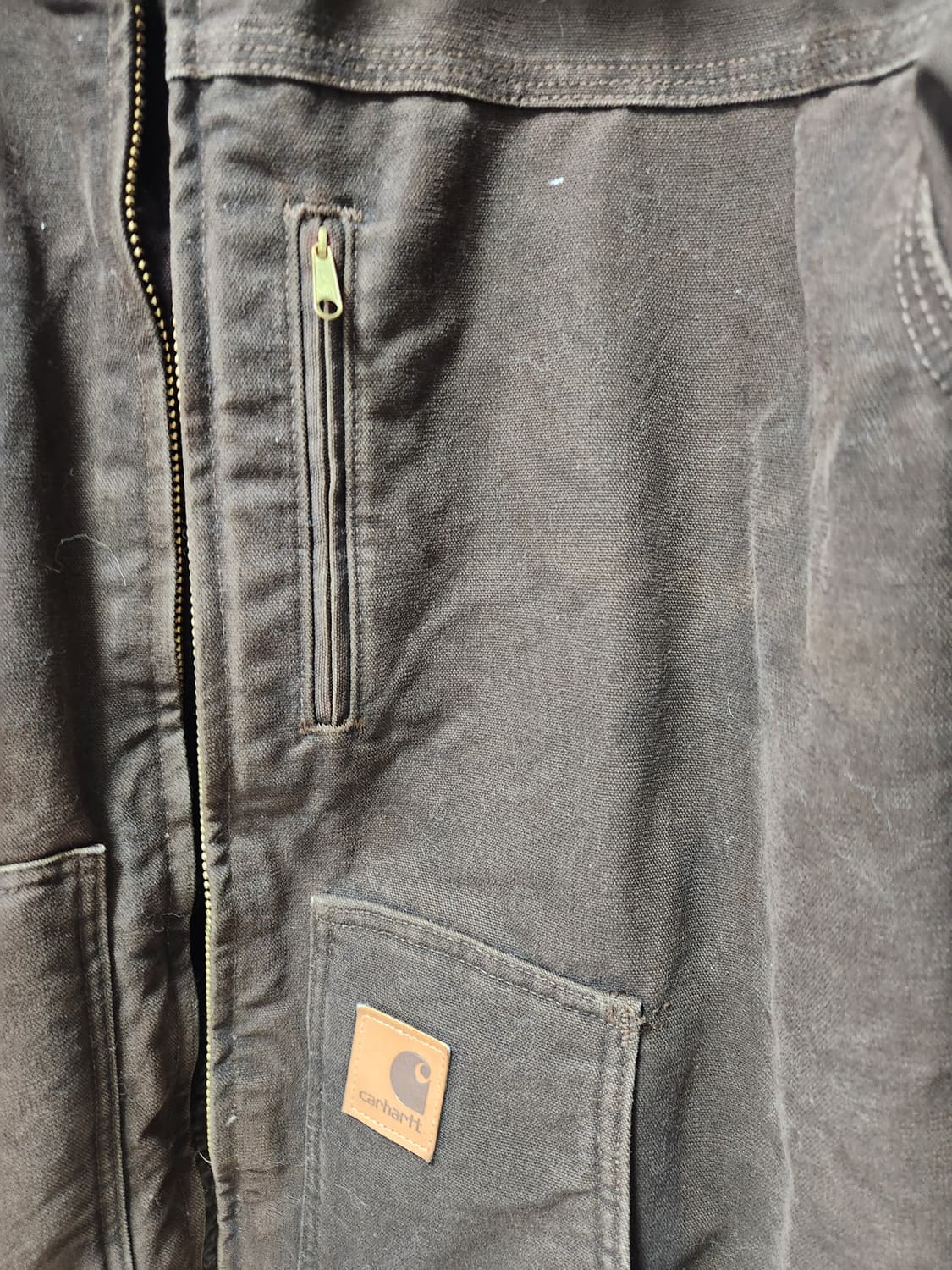 칼하트 OG J22 브라운 워크 자켓 XL 상품이미지3