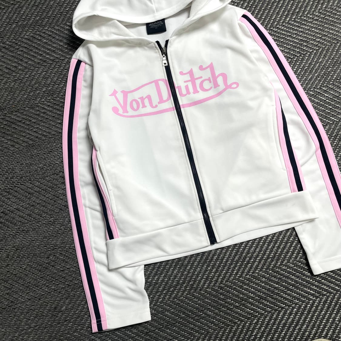 Von dutch 본더치 y2K 올드스쿨 트랙 후드집업o 5667 상품이미지3