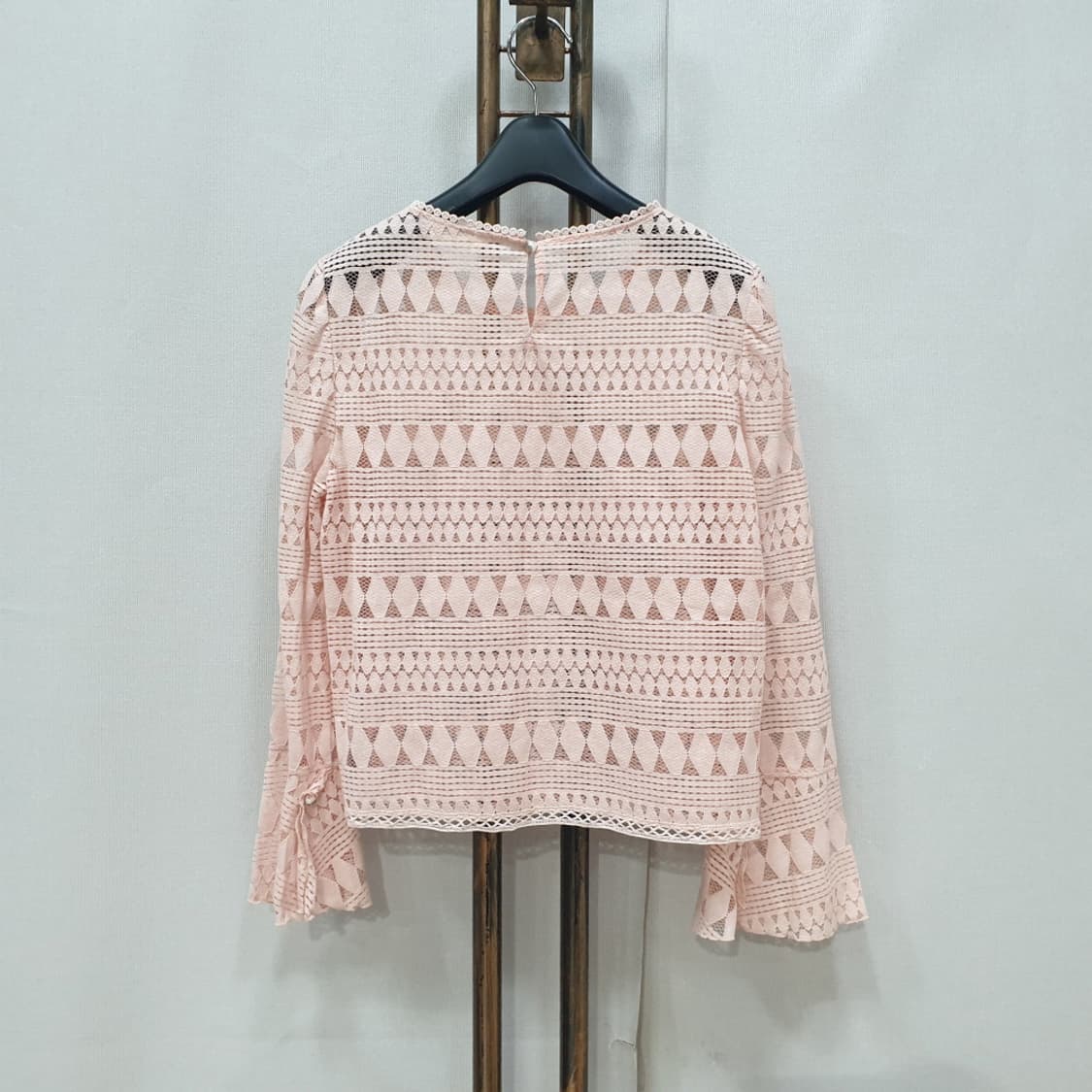 잇미샤 시스루 레이스 블라우스 44 상품이미지4