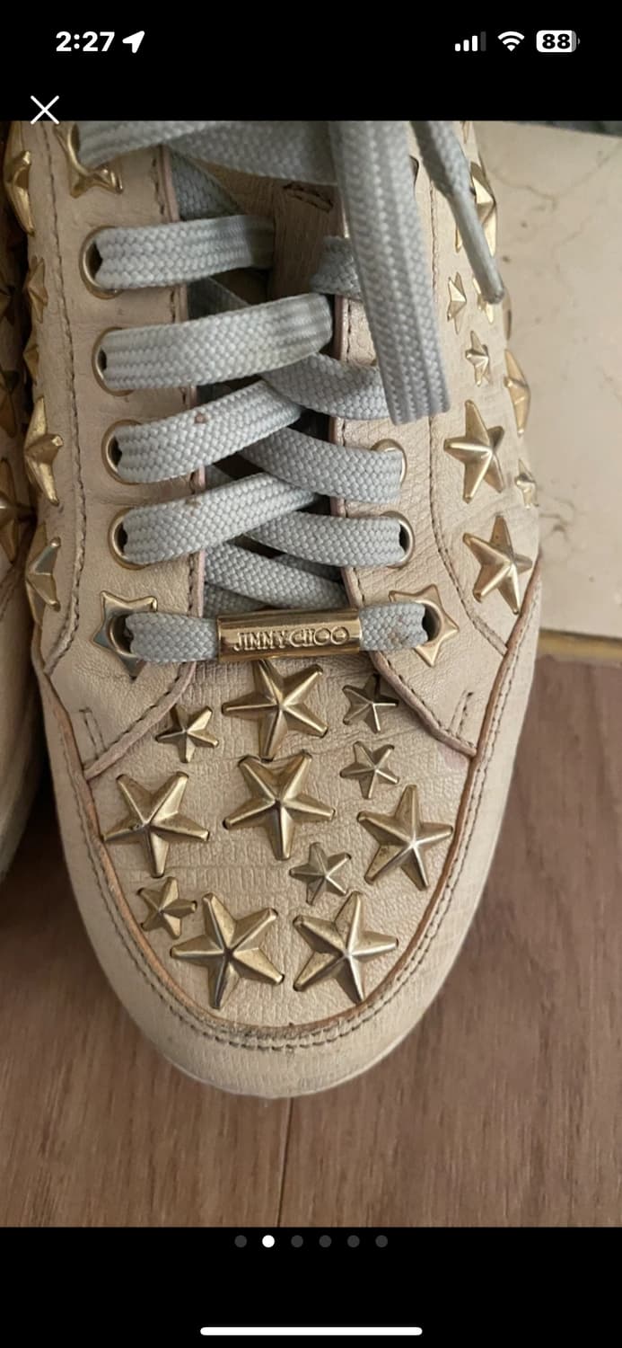 지미추 jimmy choo 스타 스터드 스니커즈 36 상품이미지3
