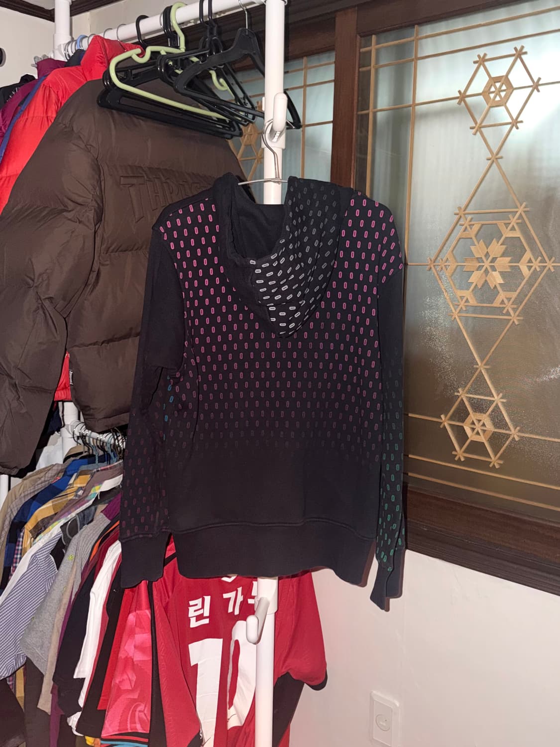 나이키 도트 패턴 땡땡이 후드집업 상품이미지2