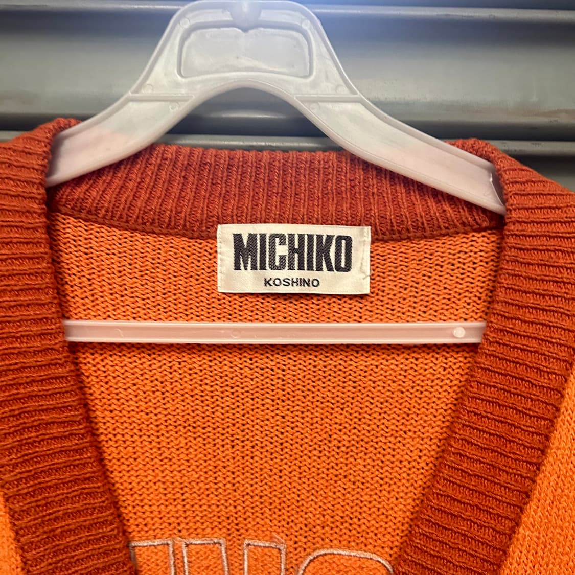 MICHIKO 오렌지 가디건 상품이미지5