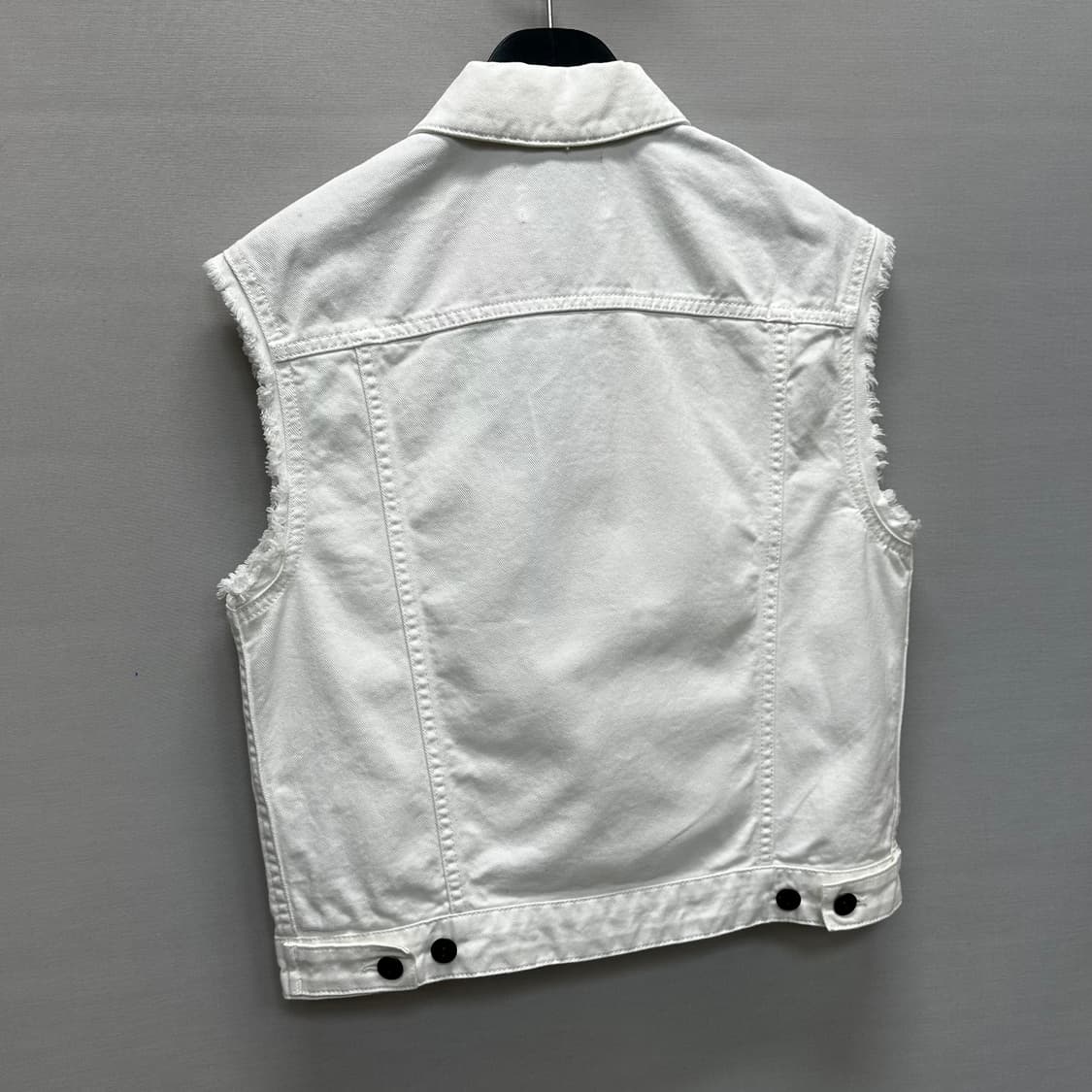 미우미우 로고 코튼 데님 조끼 ( 55 ) 상품이미지6