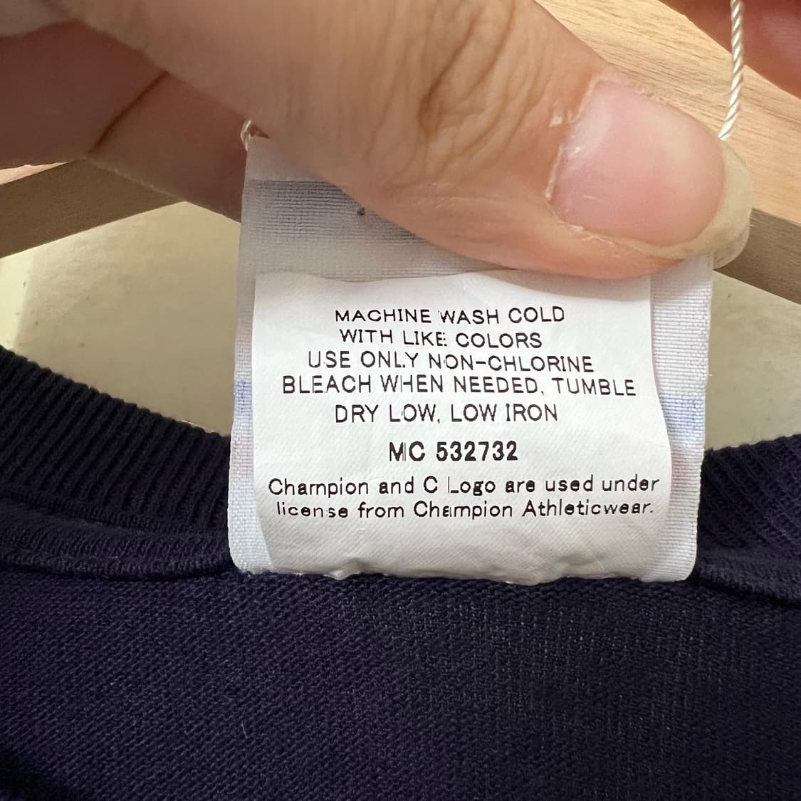 챔피온 딥퍼플 워싱턴 하프 티셔츠 상품이미지8