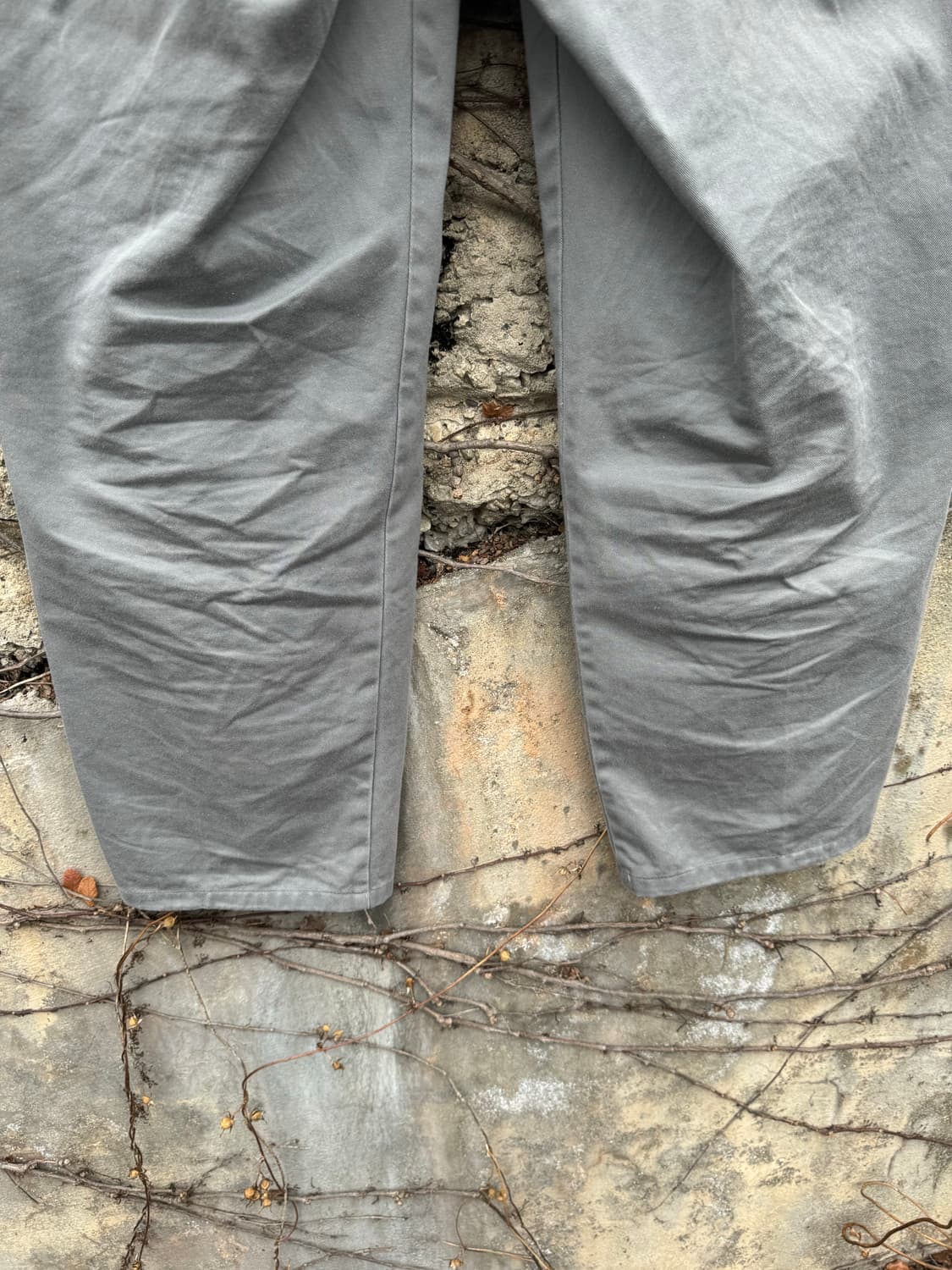 80~90s 폴로 랄프로렌 빈티지 올드라벨 투턱 치노 팬츠 그레이 상품이미지5