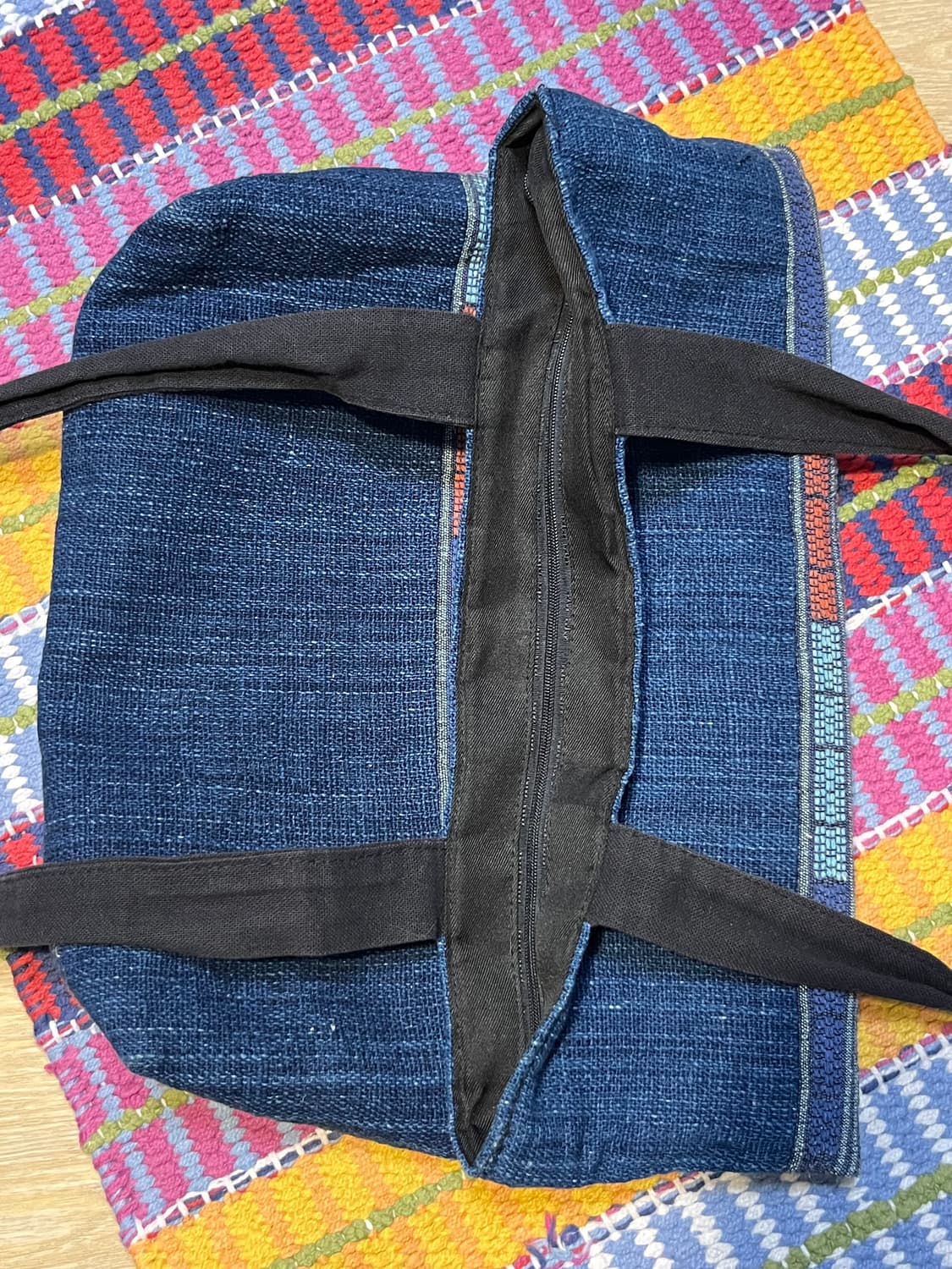 에스닉 데님 숄더백 상품이미지4