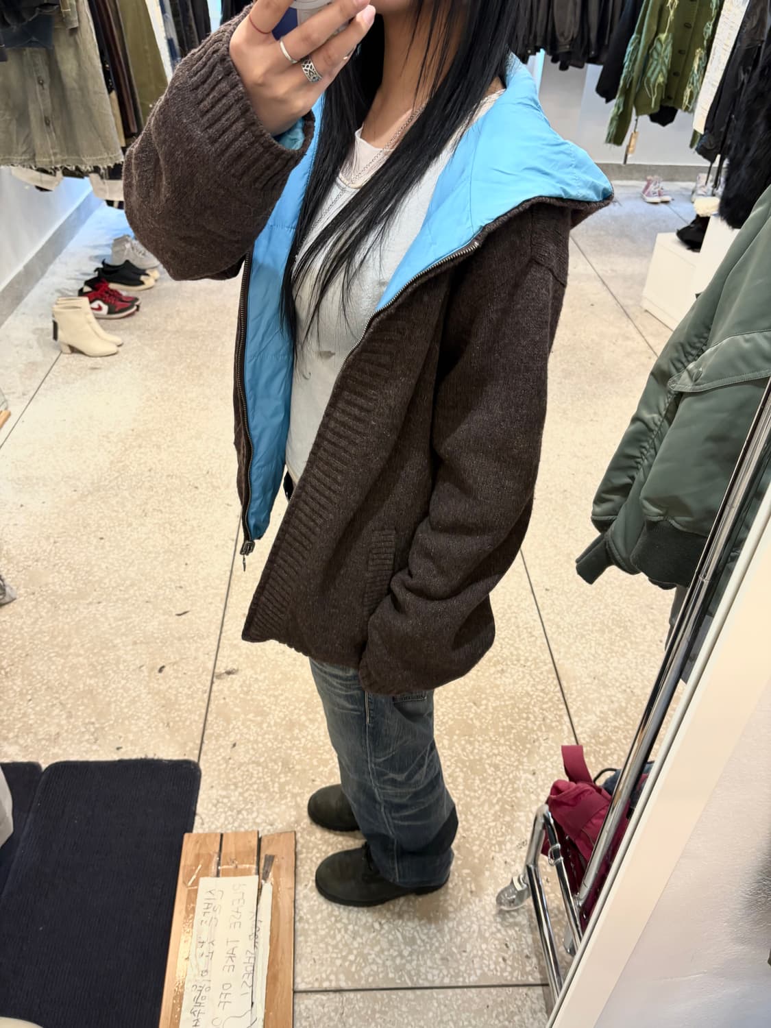 Levi’s reversible jacket blue/brown 상품이미지2