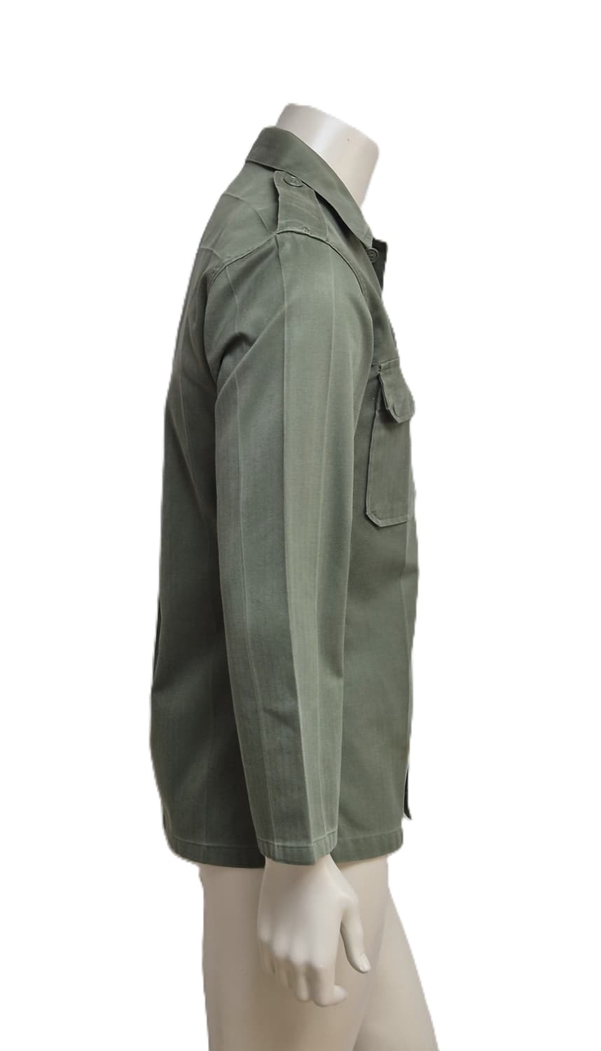 육군 구형 37사단 일병 민무늬 전투복 상의 자켓 (S) 상품이미지3