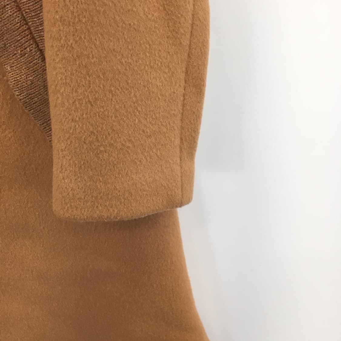 오즈세컨 캐시미어 울 후드코트 55 카멜브라운  상품이미지3