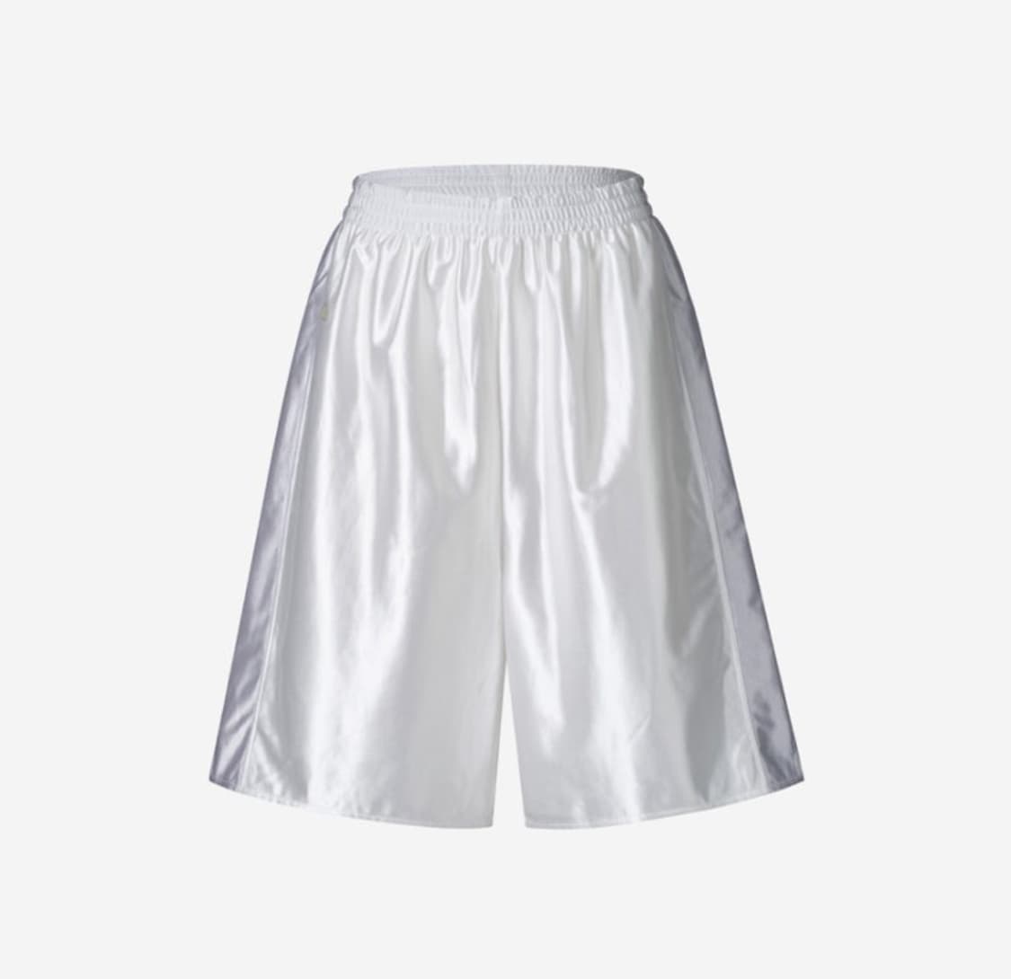 코이세이오 샤이닝 트리콧 쇼츠 화이트 상품이미지1