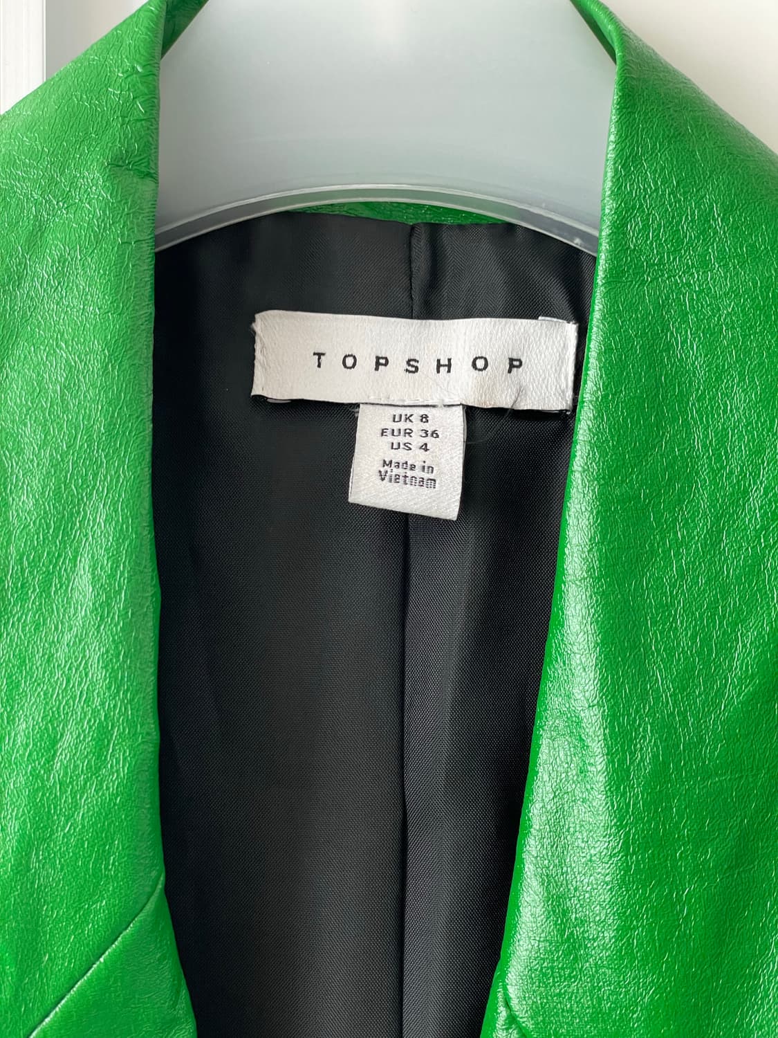 탑샵(Topshop) 비비드 그린 블레이저 자켓 상품이미지4