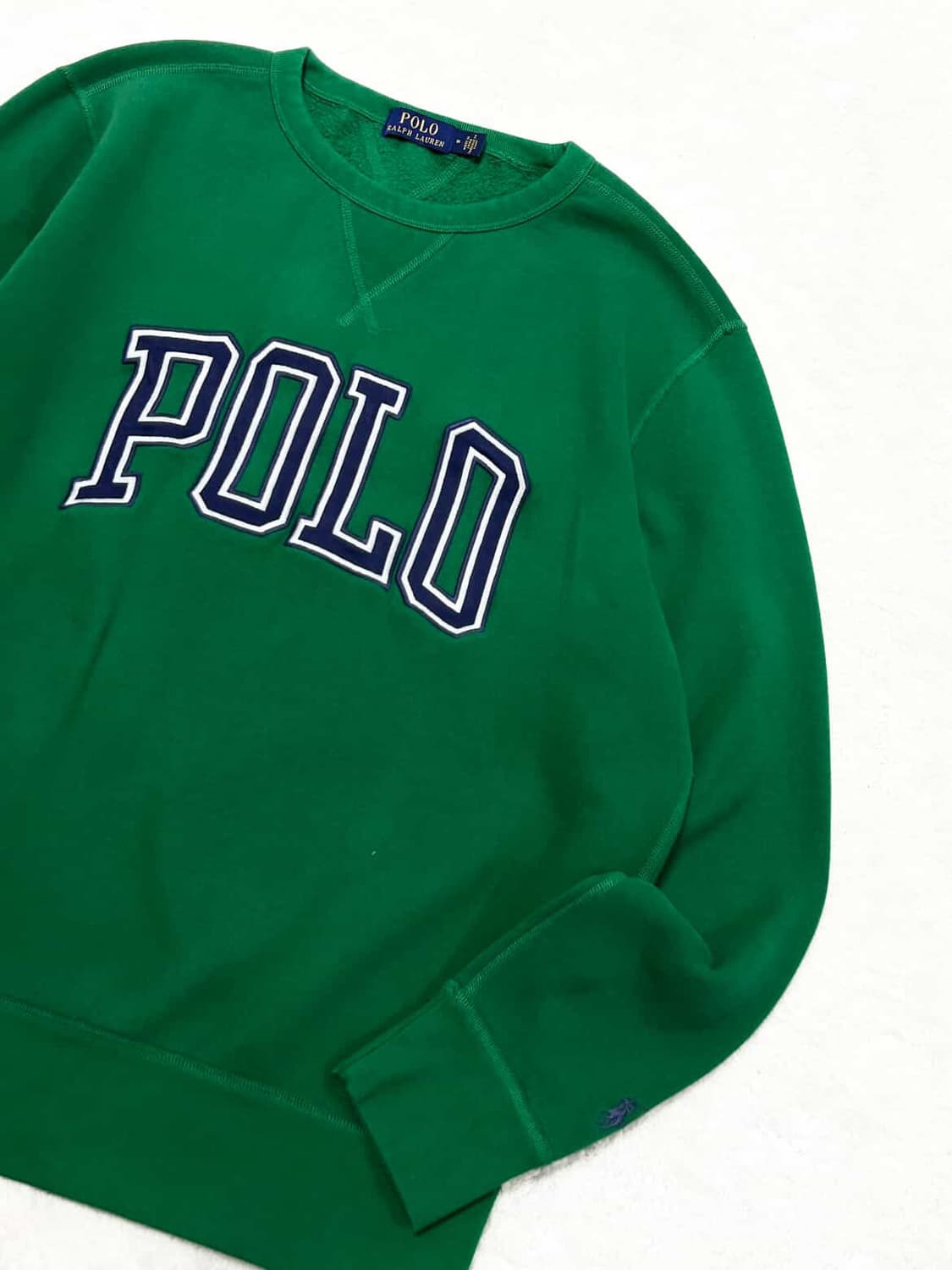 폴로 빅로고 딥그린 맨투맨 상품이미지5