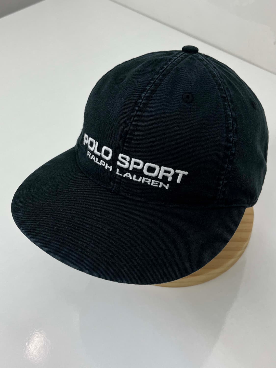 24FW 폴로 스포츠 워시드 네이비 트윌 볼캡 QR 상품이미지5