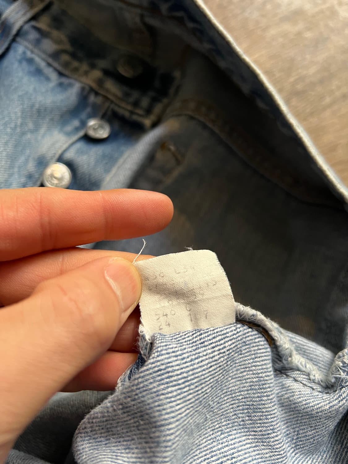 [36]80's 리바이스 501 Made in USA 데님 팬츠 S42 상품이미지7