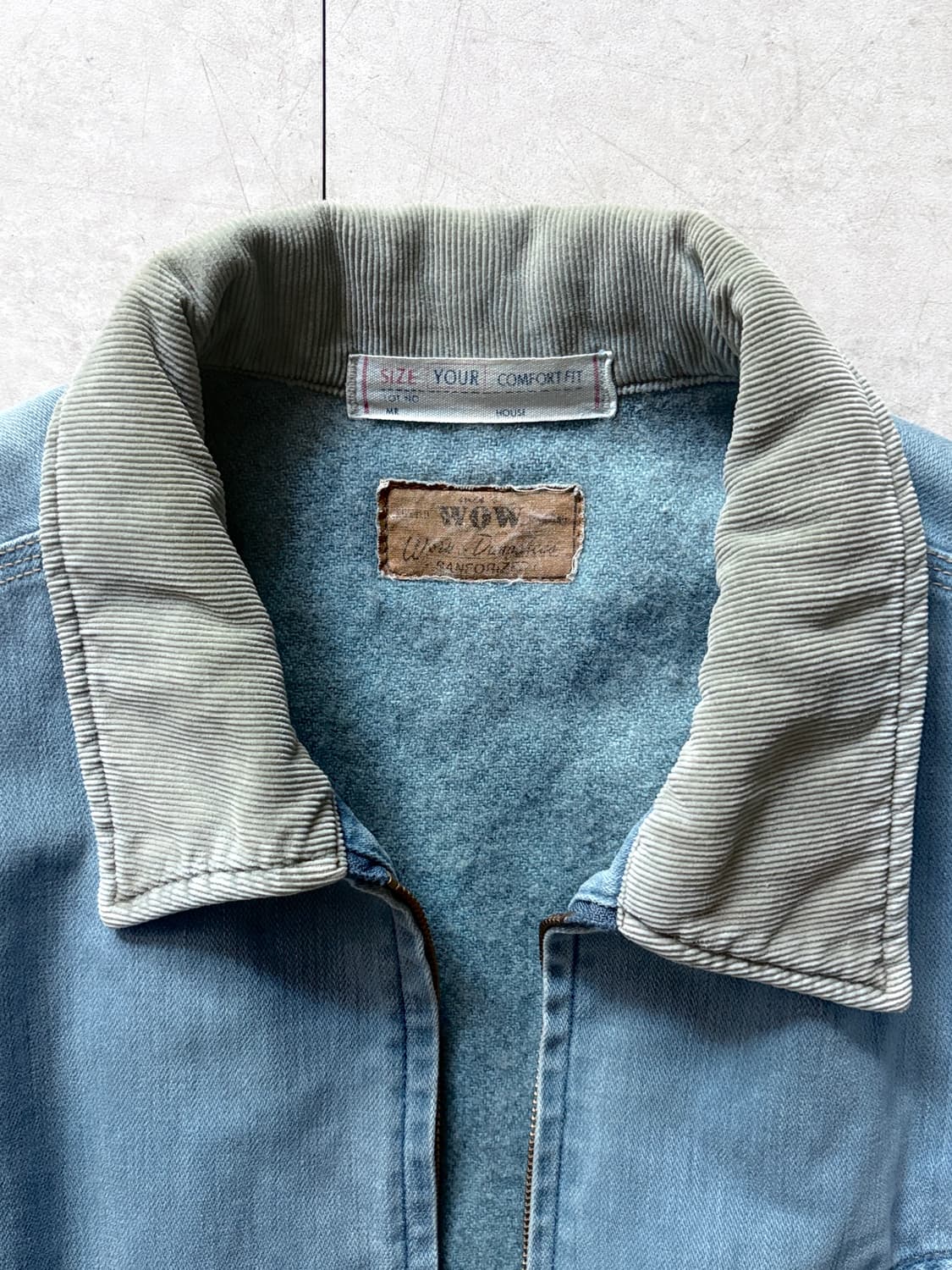 1990's WOW 울 블랭킷 트러커 재킷 상품이미지7