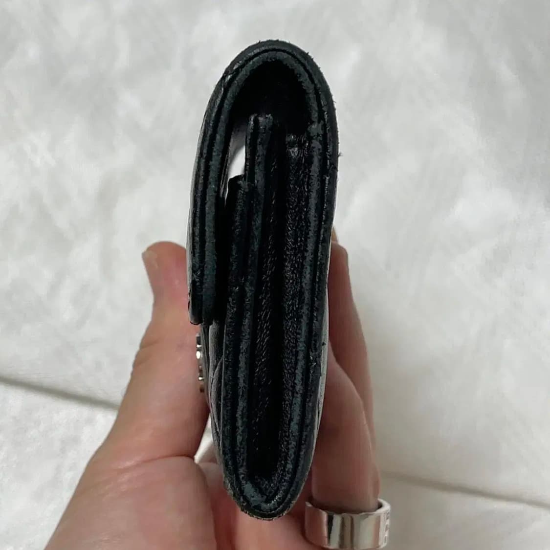 샤넬 램스킨 은장 카드지갑 (운포) 상품이미지3