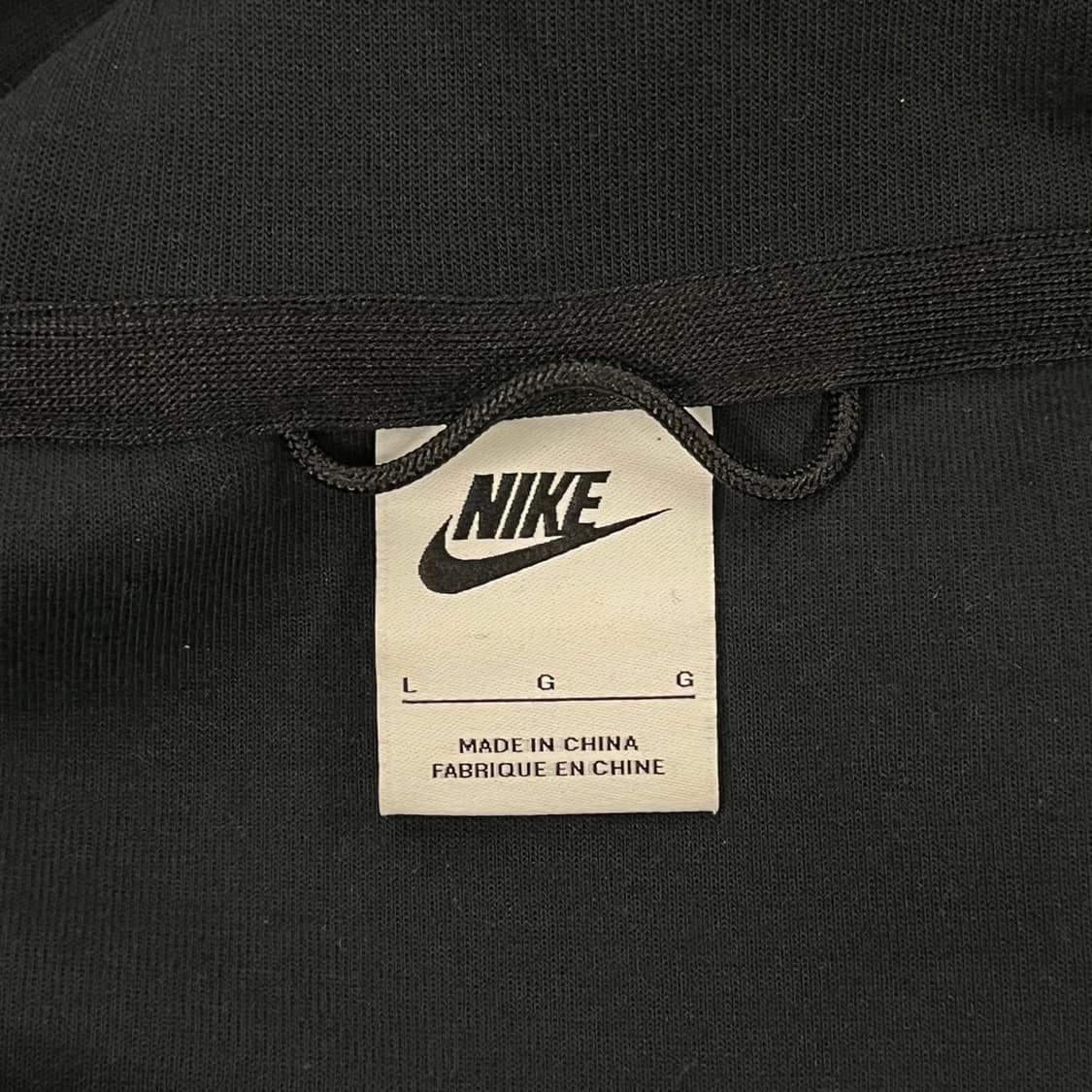[정품/L] 나이키 테크 플리스 블랙 후드집업 b17 상품이미지5