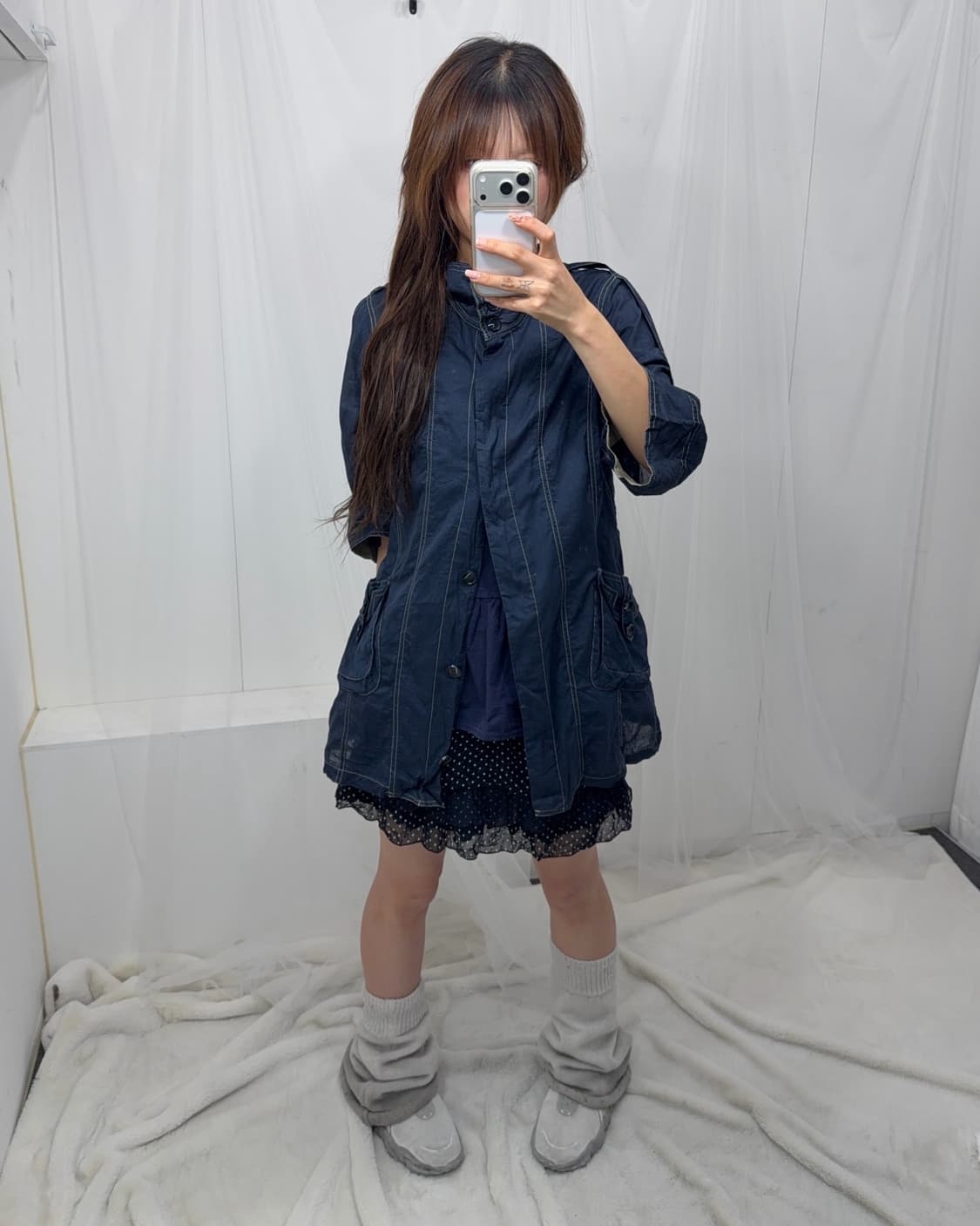 𖤐네이비 러블리걸 set𖤐  상품이미지2