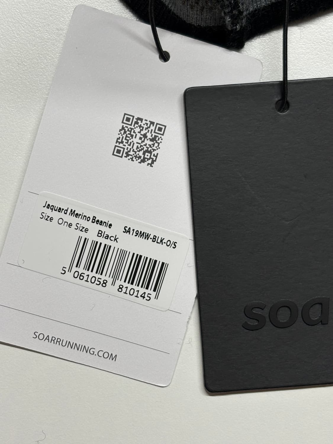 소어 러닝 자카드 패턴 메리노 실크 비니 상품이미지7