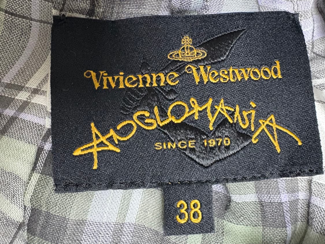 비비안웨스트우드 프릴 체크 블라우스 상품이미지7