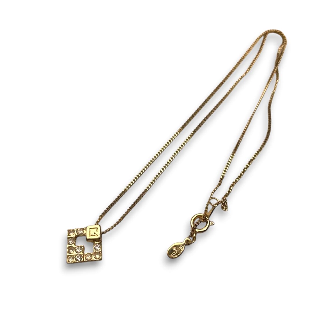 지방시 로고 큐빅 스퀘어 골드 목걸이
​ 상품이미지4