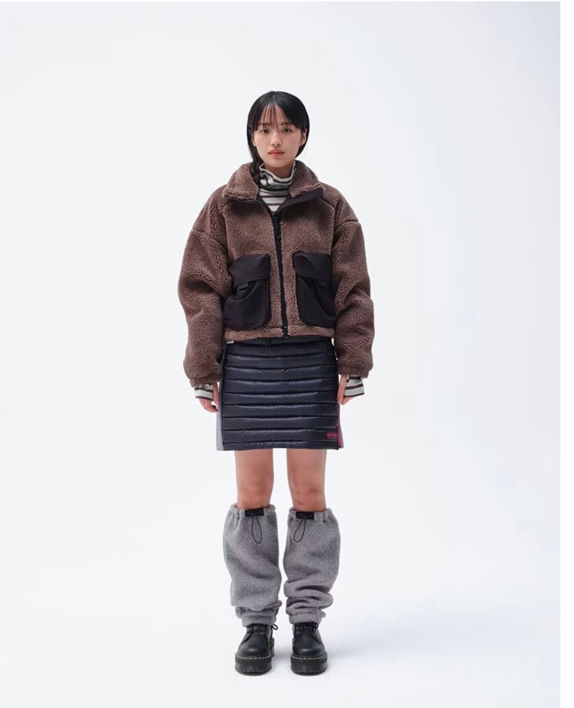 (존예보장 상태최상) 아웃도어프로덕츠 보아 플리스 크롭 자켓 상품이미지2