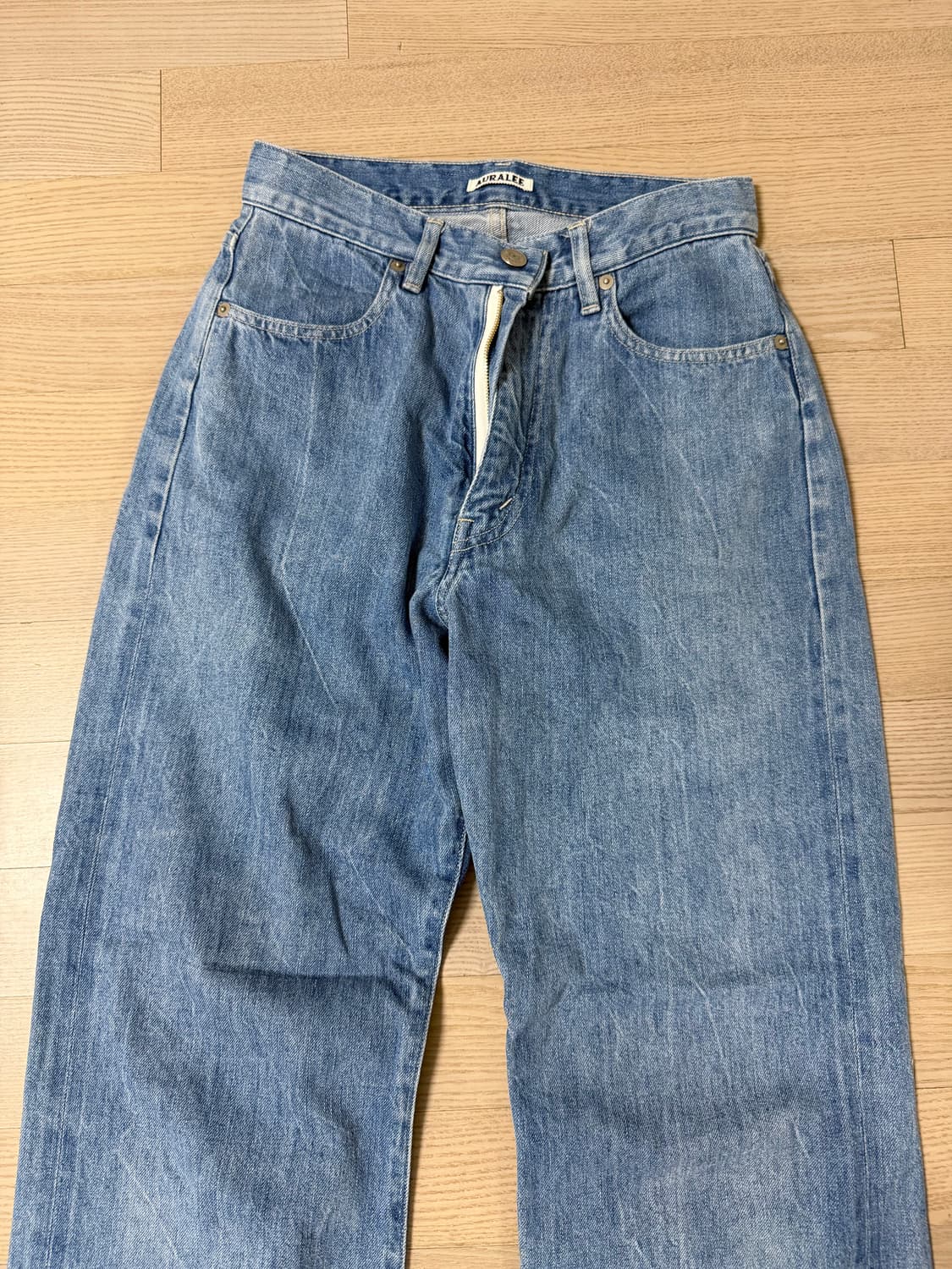 [0] 오라리 셀비지 데님 22ss 상품이미지4