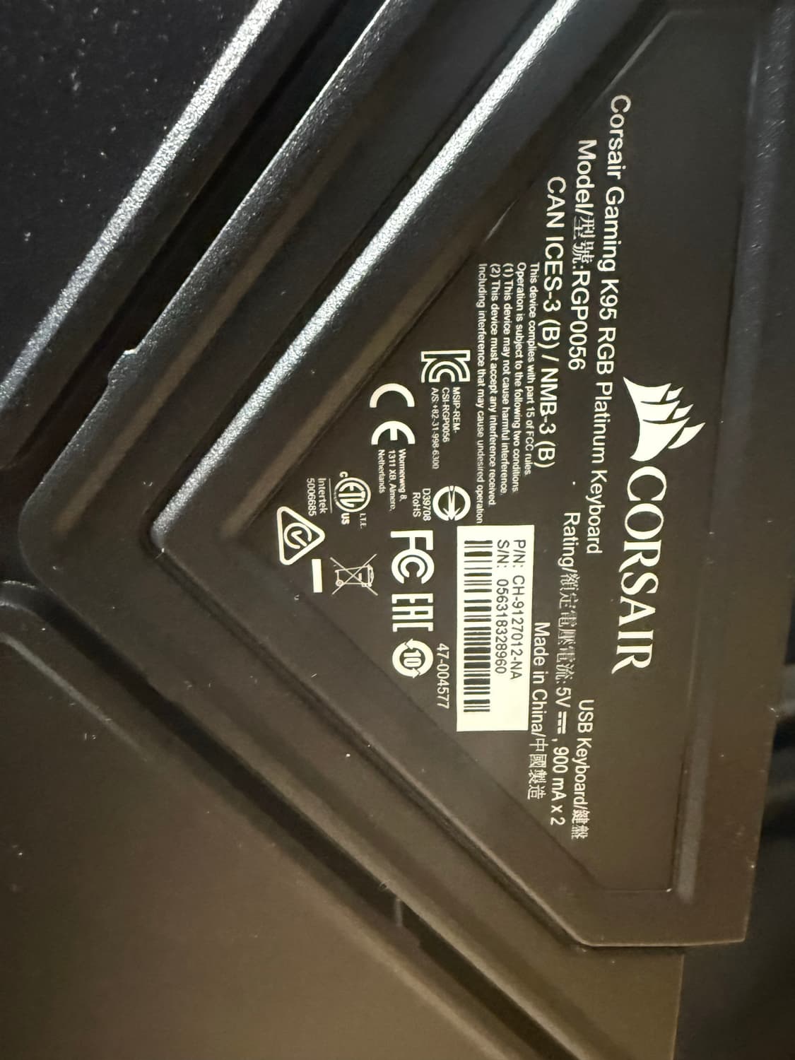 커셰어 K95 RGB Platinum 기계식 키보드(갈축) 상품이미지2