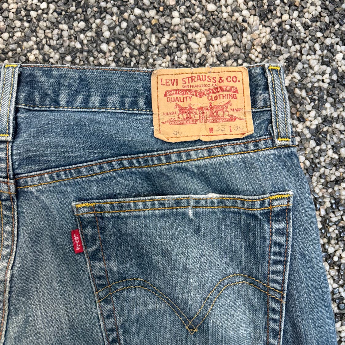 리바이스 567 루즈 부츠컷 데님 (33)   상품이미지5