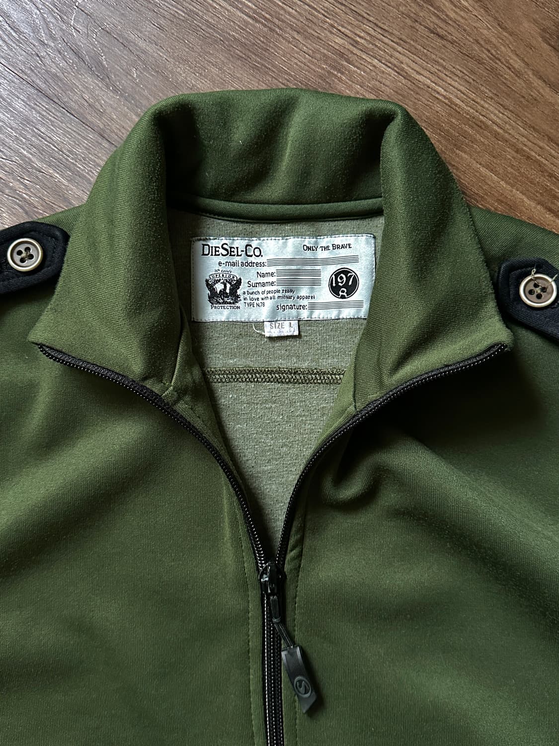 Diesel 트랙 집업 져지 상품이미지8