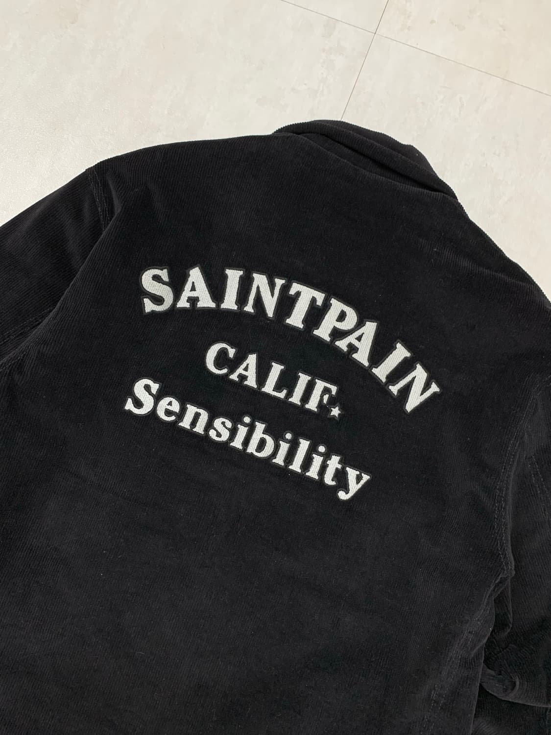 Saint pain 블랙 코듀로이 자켓 #142 상품이미지2