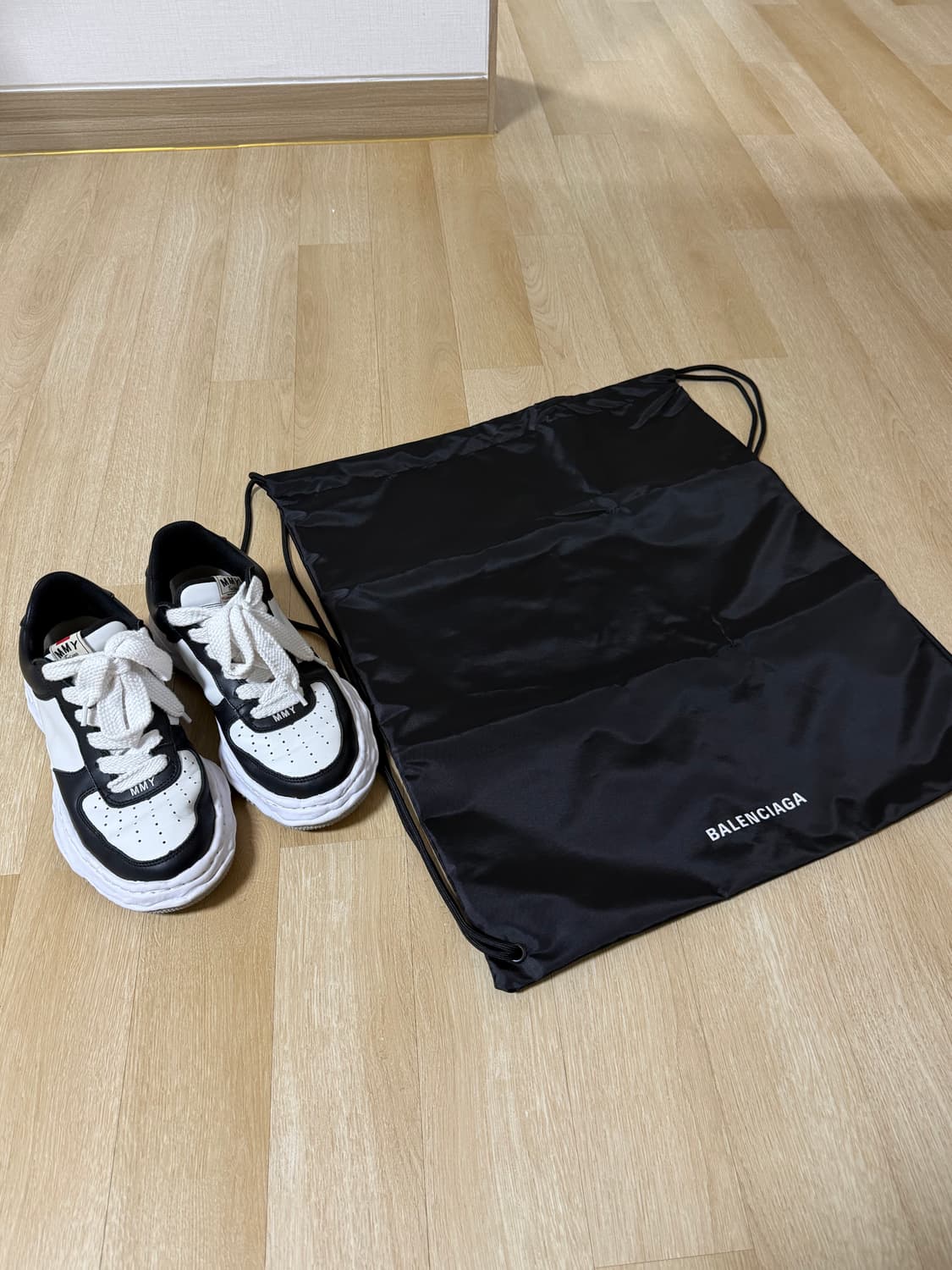 미하라 야스히로 웨인 OG 스니커즈 블랙/화이트 43 (275~280) 상품이미지2