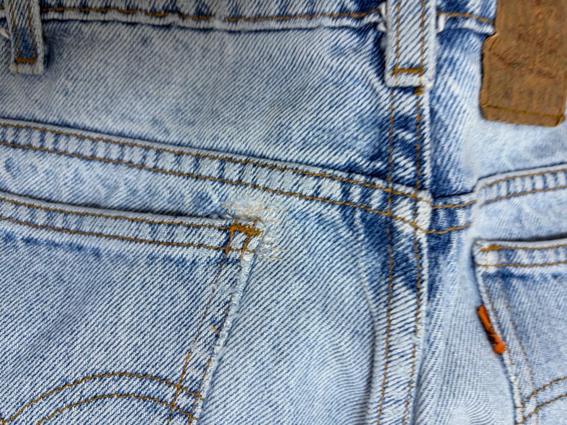 리바이스 505 데님 팬츠 오렌지탭 상품이미지7