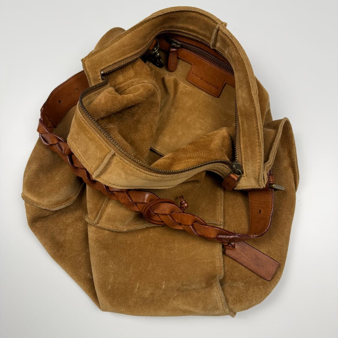 폴로랄프로렌 스웨이드 숄더백 상품이미지6