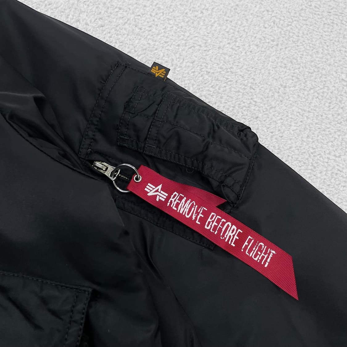 알파인더스트리 CWU45/P 플라이트 항공 점퍼 블랙 상품이미지3