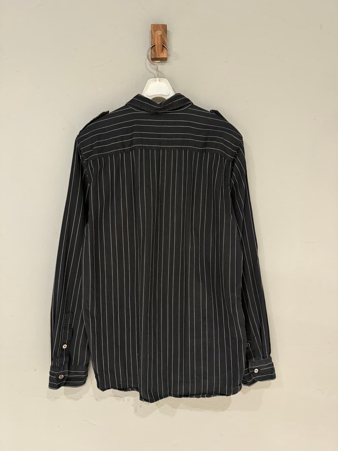 printing detail stripe pattern shirt 상품이미지8