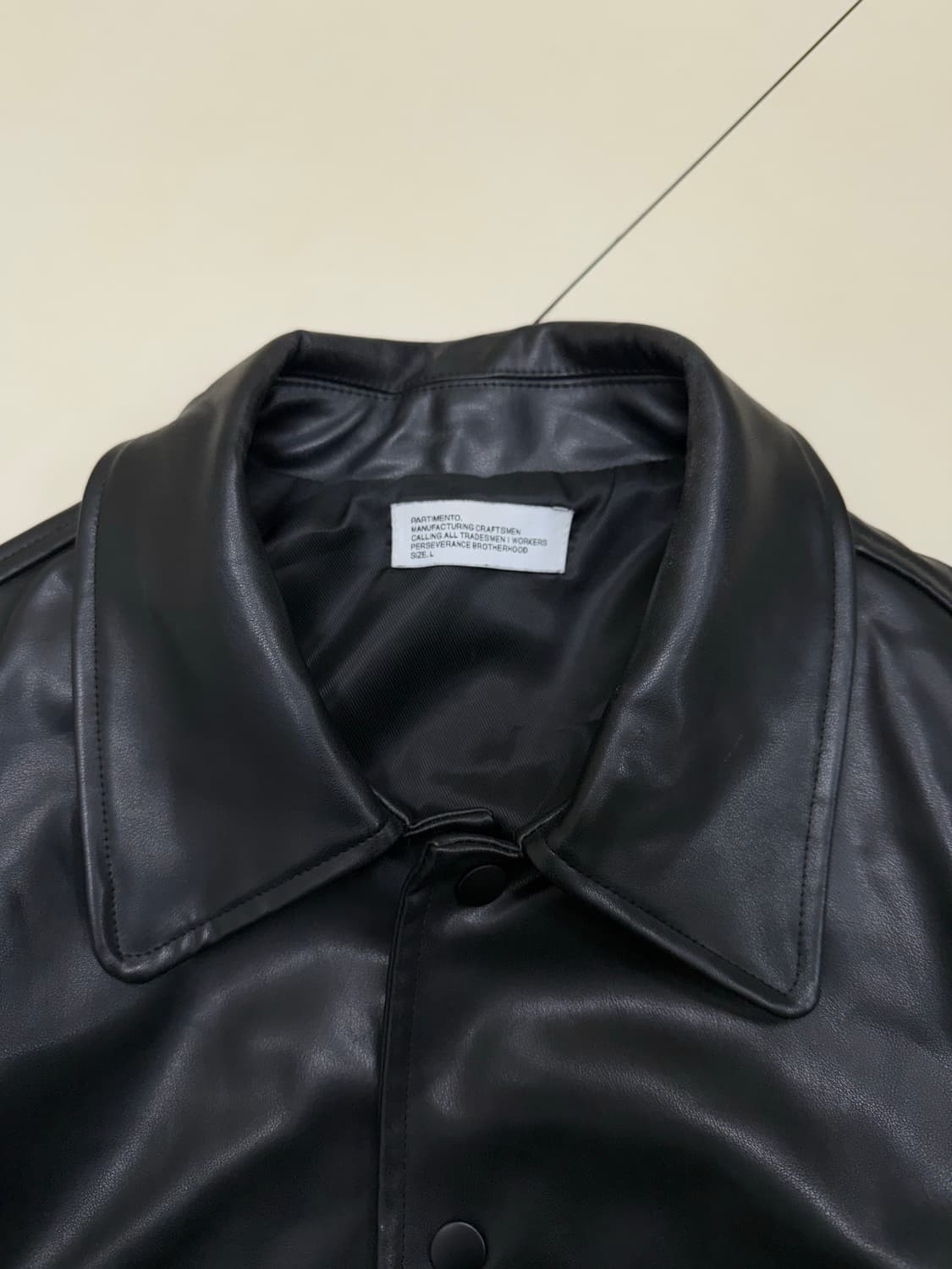 파르티멘토 레더 바시티 스타디움 자켓 상품이미지7