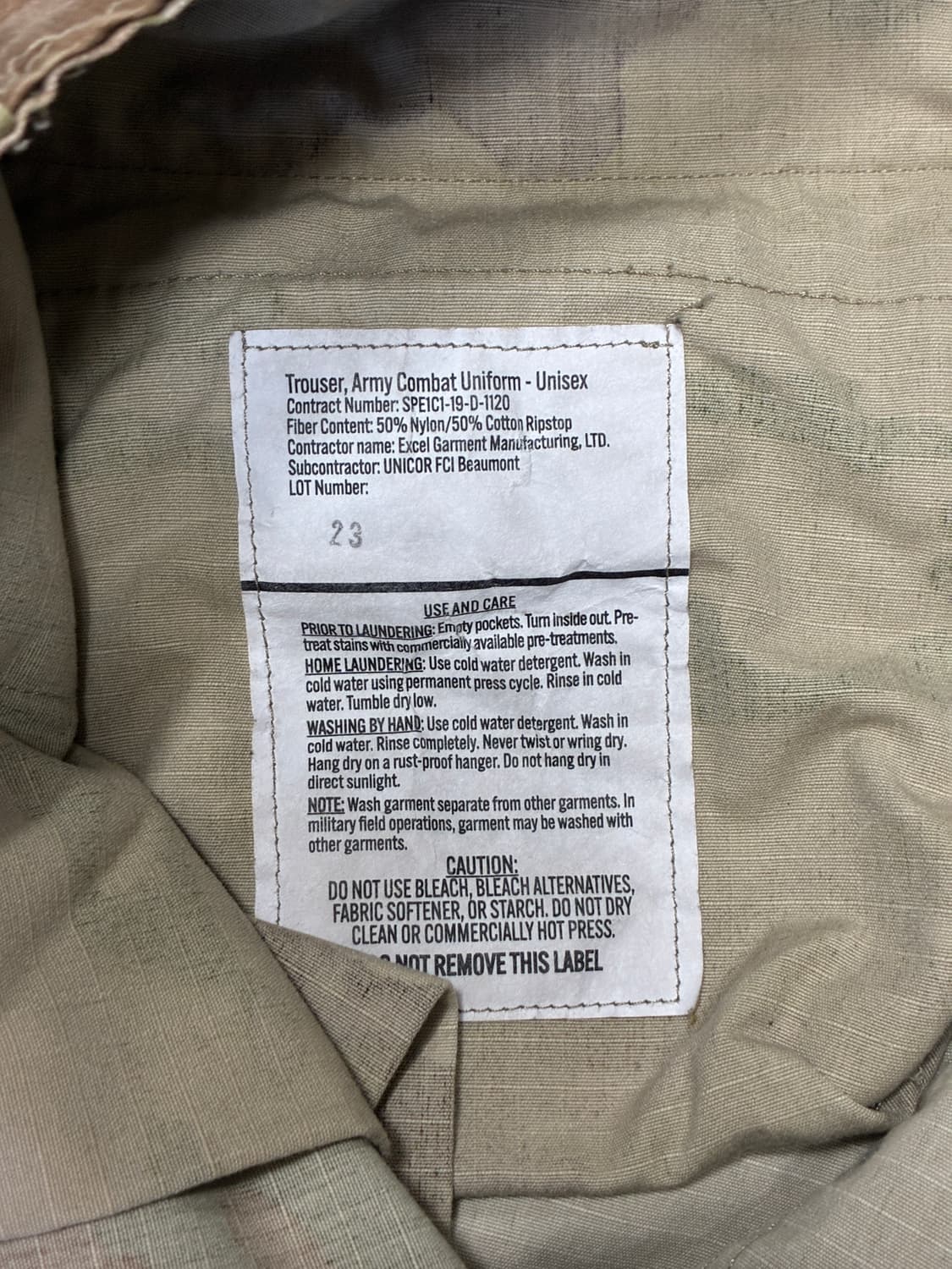 미군 OCP 멀티캠 팬츠 상품이미지4