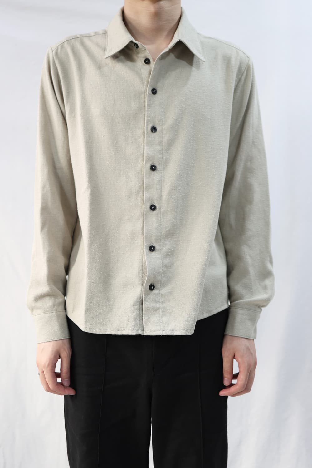 [구매/2] LES Seim Tailored Shirt (Beige) 상품이미지1