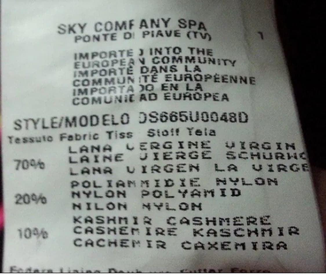 CK 캘빈클라인 울 모직 코트 블랙 95 상품이미지5