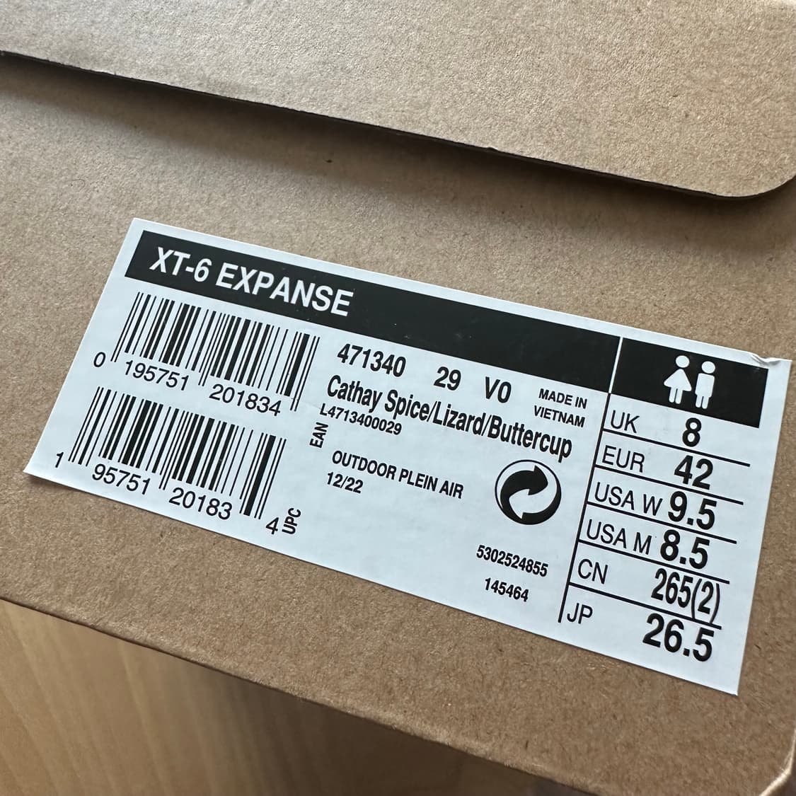 살로몬 XT-6 익스팬스 캐세이 스파이스  상품이미지3