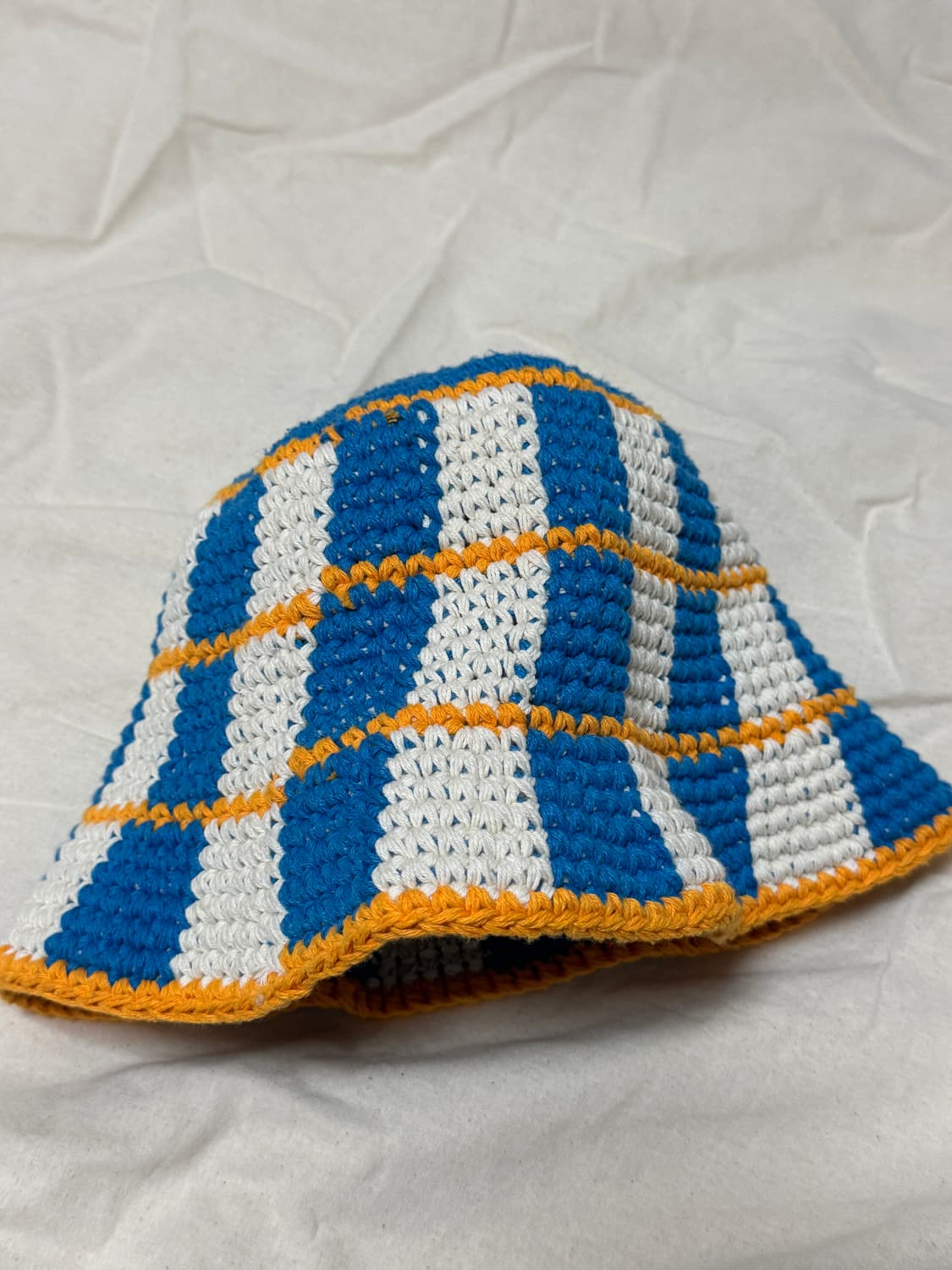 🐠 체크 크로셰 버킷햇 상품이미지2