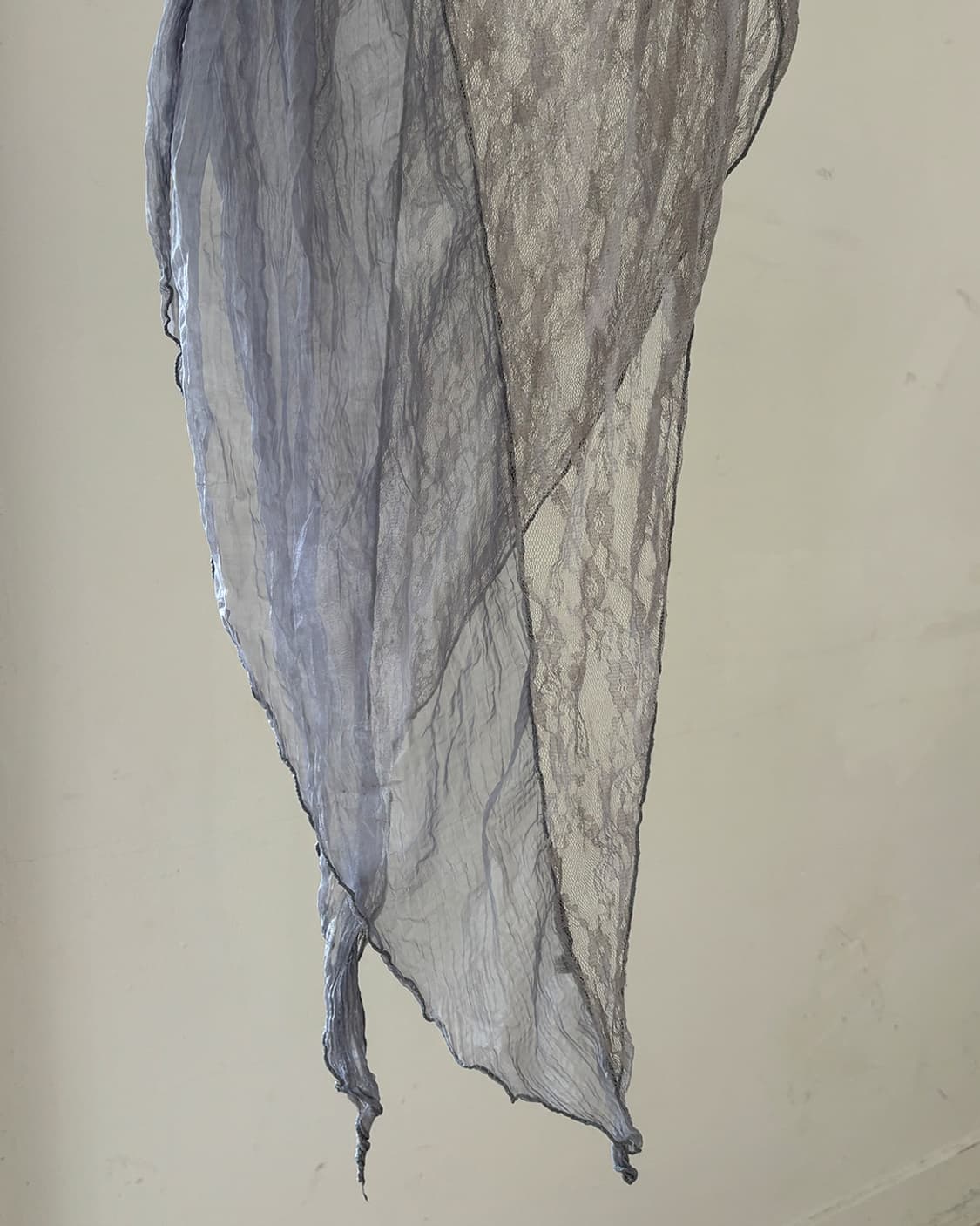 two-way lace wrinkle viscose scarf 상품이미지5