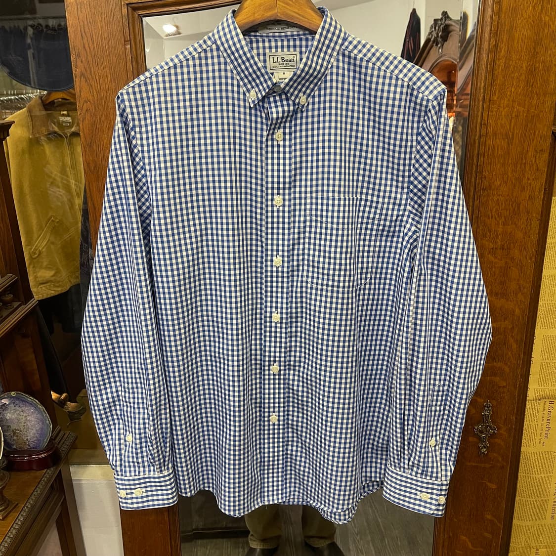 엘엘빈 고방체크 셔츠 상품이미지1